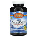 Carlson, Smart Catch, для подростков, натуральный лимон, 180 капсул