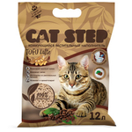 Наполнитель растительный комкующийся CAT STEP Tofu Latte, 12л