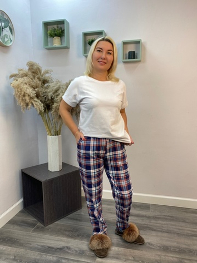 Штаны женские "КБ-1 К.П" клетка (СТИЛЬ)