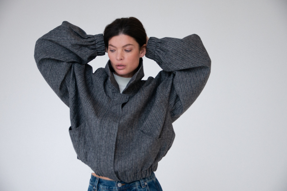 Бомбер из шерсти JONY