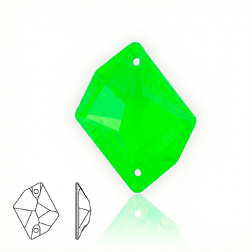 Пришивные стразы Cosmic Neon Green