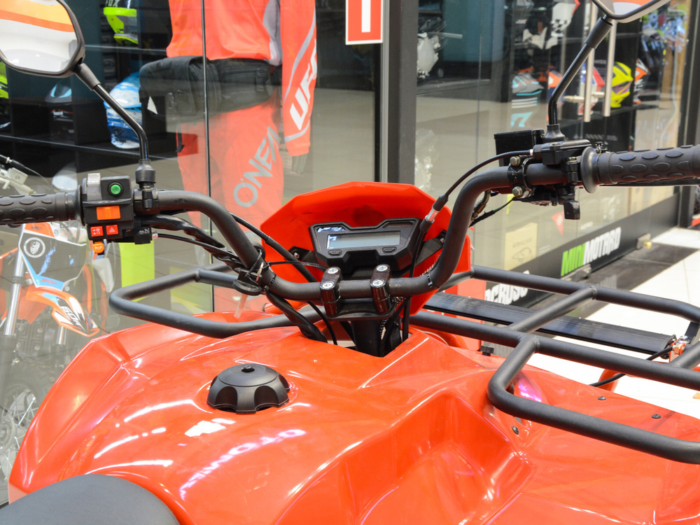 Квадроцикл IRBIS ATV250 красный (ПСМ) + кофр GKA (TESSERACT)