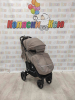 Коляска прогулочная Baballo Future 2024 бежевая (черная рама)