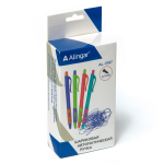 Ручка шариковая автоматическая Alingar "AL5197", синяя, 0,7мм