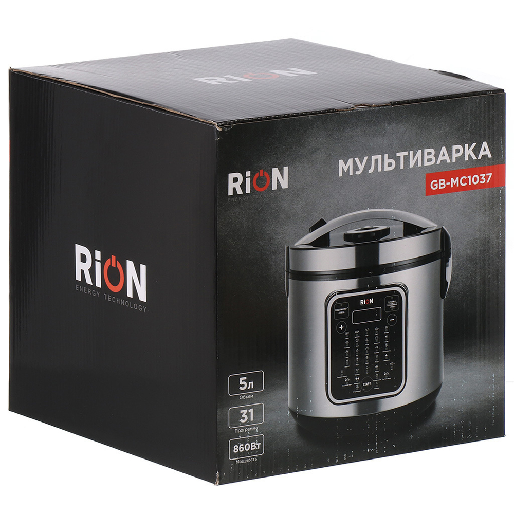 Мультиварка Rion, GB-MC1037, 31прогр, 5 л, 860 Вт