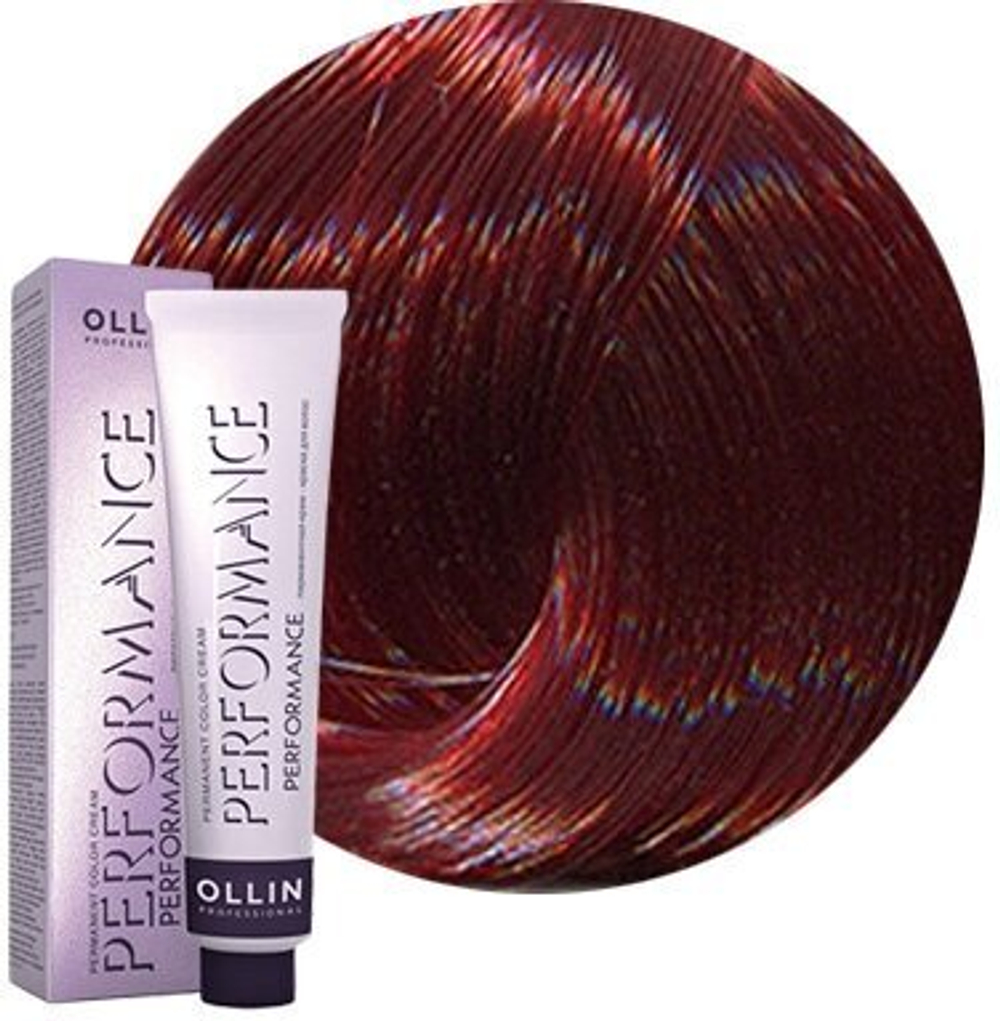OLLIN PERFORMANCE 7/6 русый красный 60мл Перманентная крем-краска для волос