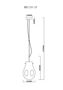 Подвесной светильник MyFar Eye MR1710-1P