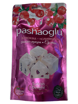 Рахат-лукум Pashaoglu Султан с клюквой со вкусом сливок 150 гр