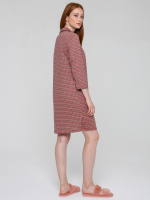 Туника Д-023/оранжевый-геометрия