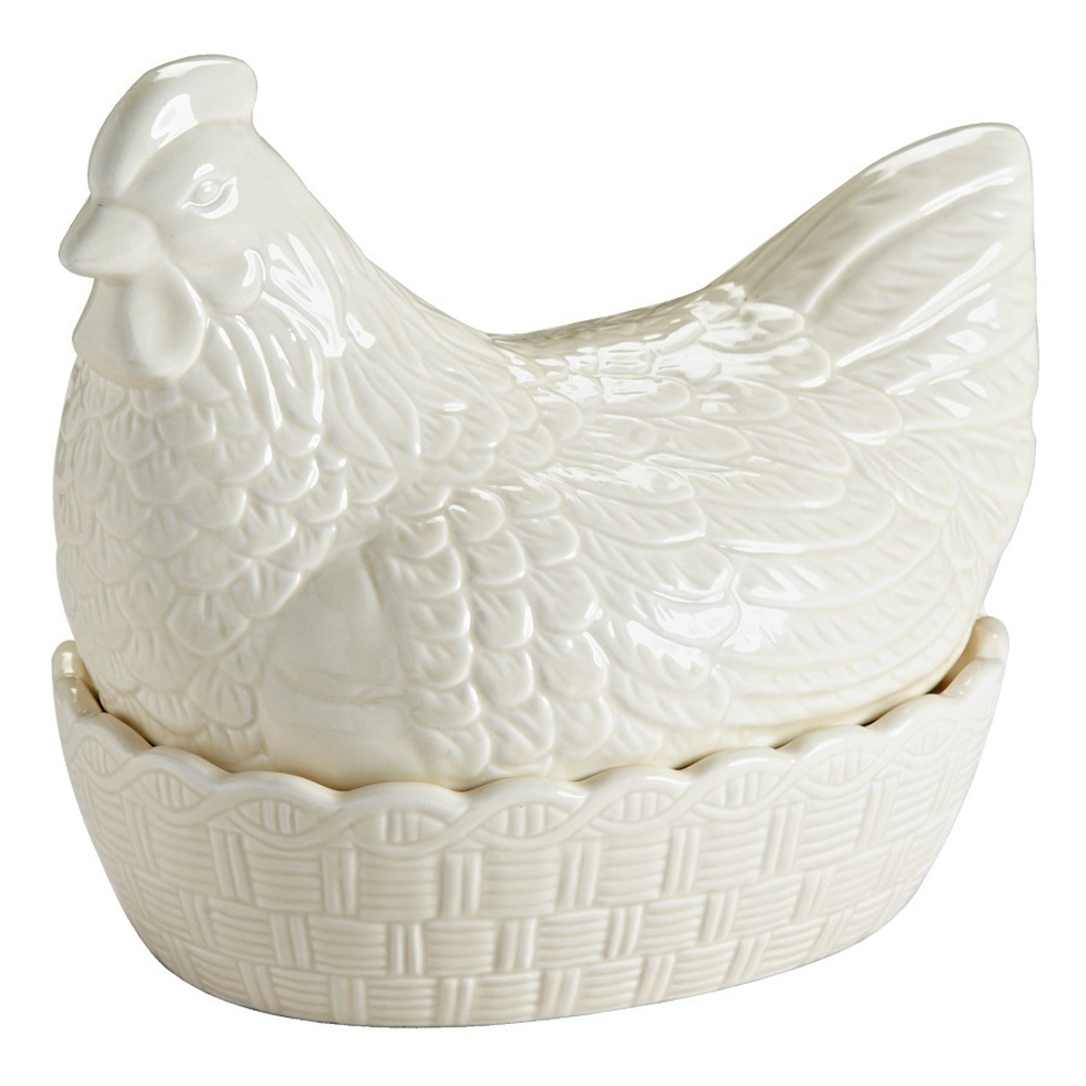 Подставка для яиц hen кремовая