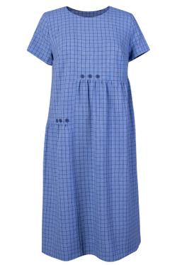 Платье женское 1843ЮП, клетка #259Клж051843ЮП
