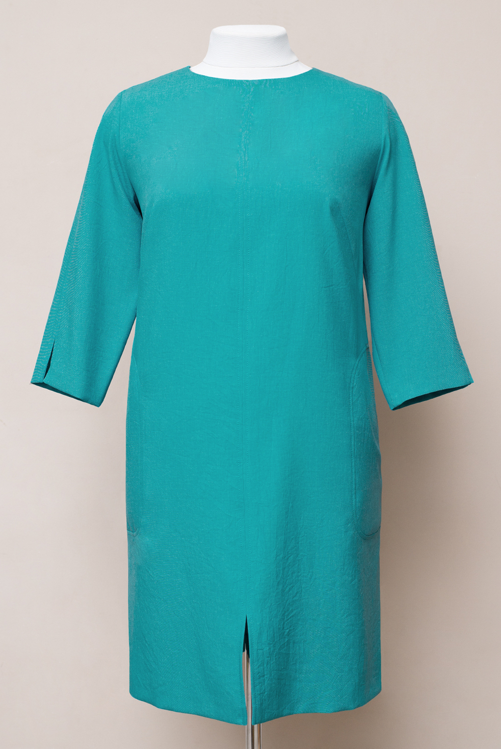 Офисное платье 3053ШП, морск.волна #259МВ053053ШП