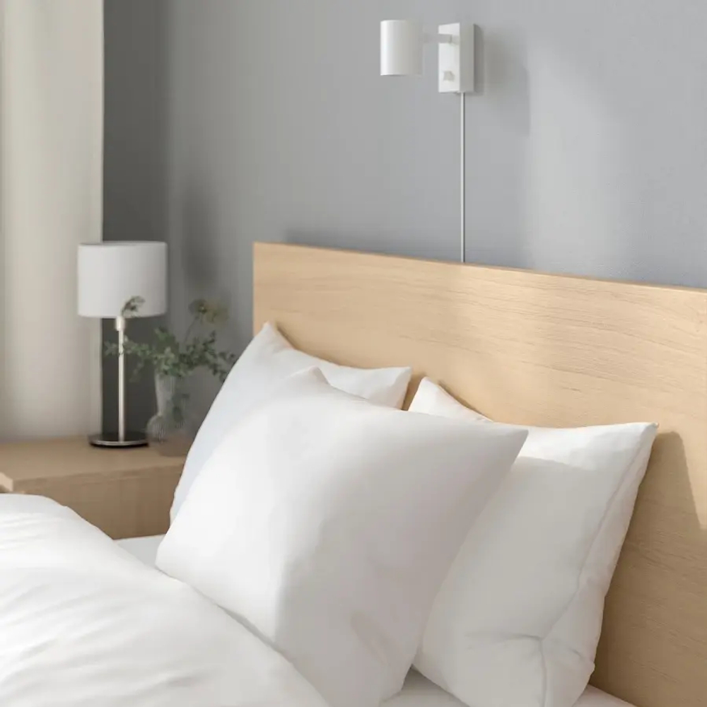 Каркас кровати - IKEA MALM, 200х120 см, под беленый дуб, МАЛЬМ ИКЕА