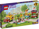 LEGO Friends 41701 «Рынок уличной еды» — фудкорт, друзья и вкусные сюжеты