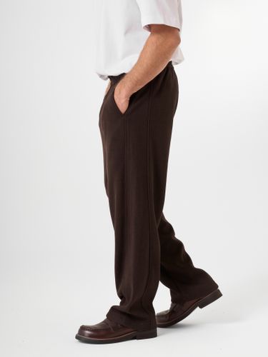 Терракотовые трикотажные брюки QWE