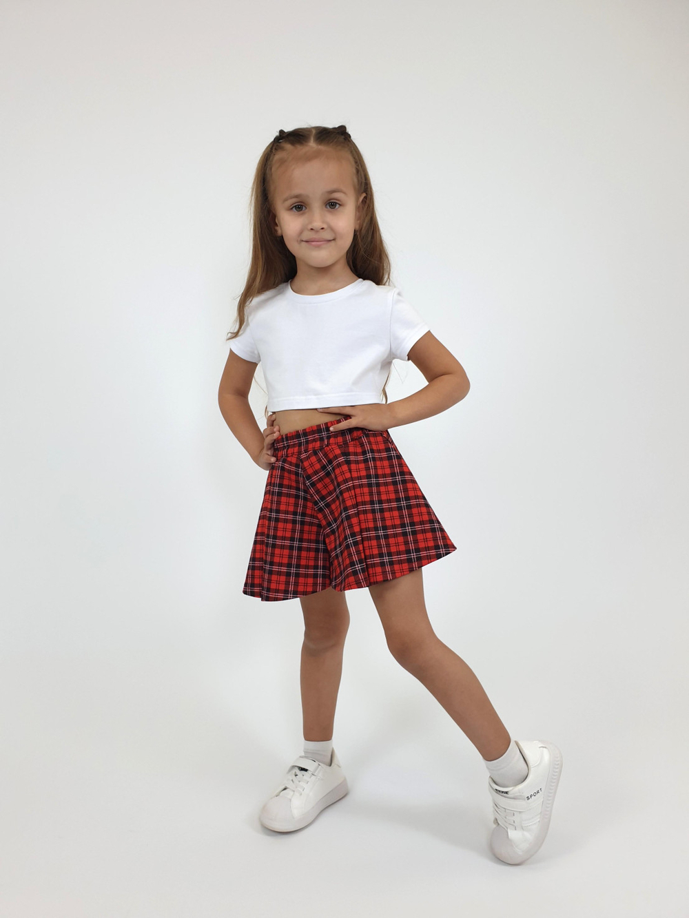 18-34-1 Юбка-шорты для девочки