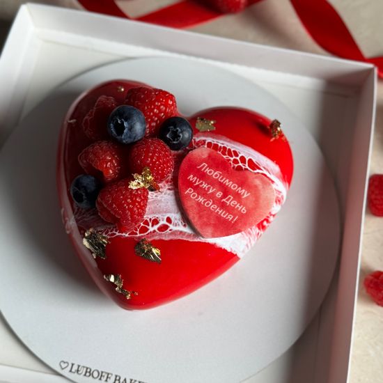 Торт муссовое сердце №1071