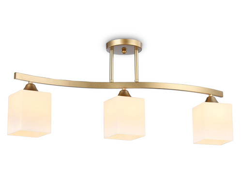 Светильник подвесной TR303121/3 CGD/FR золото/белый матовый E27/3 max 40W 720*120*300