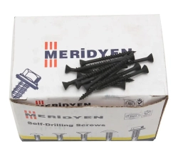 High-low thread screw, black color (1000шт) KING S 3.9x19