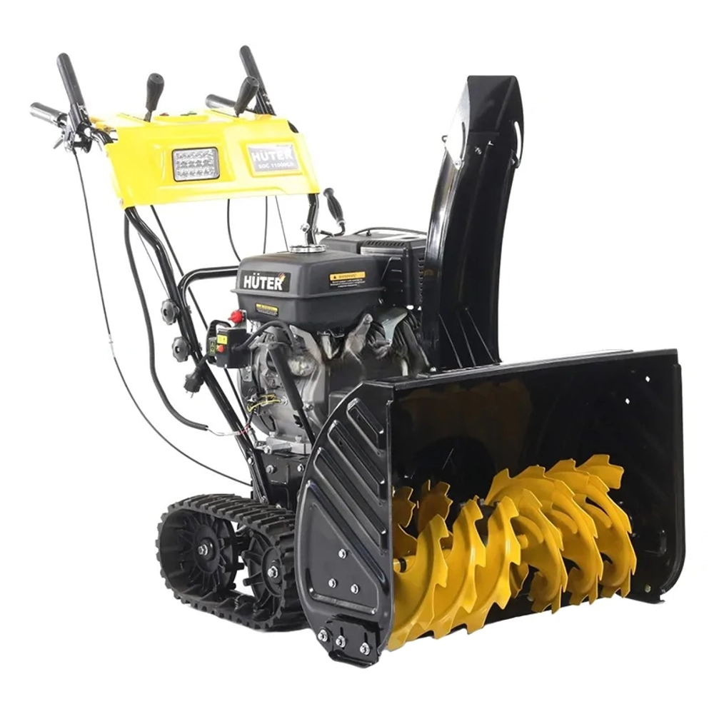 HUTER SGC 11000CD снегоуборщик бензиновый 15 л.с, ковш 70 см, выброс 15 м, 6 вперед/2 назад 70/7/24