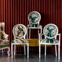 Полукресло Объект мечты Индокитайский зелёный павлин