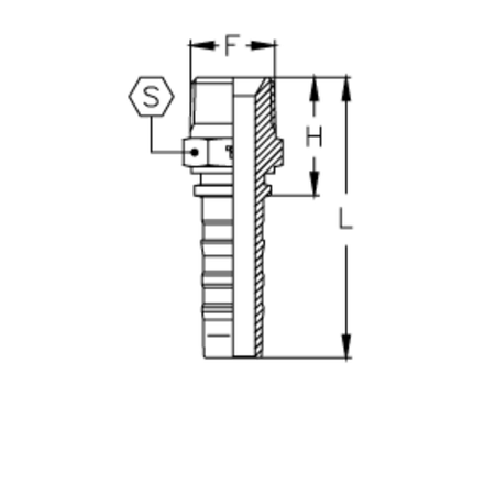 Фитинг DN 38 BSPT 1.1/2 Interlock
