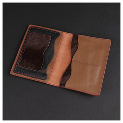 Кожаная обложка на паспорт «Шаманка» (фигура)