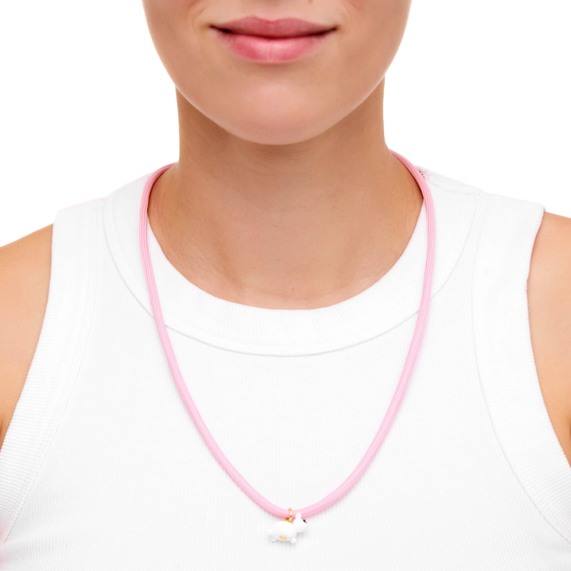 Колье Мой Любимый Пушистик на Паракорде – Белый кот