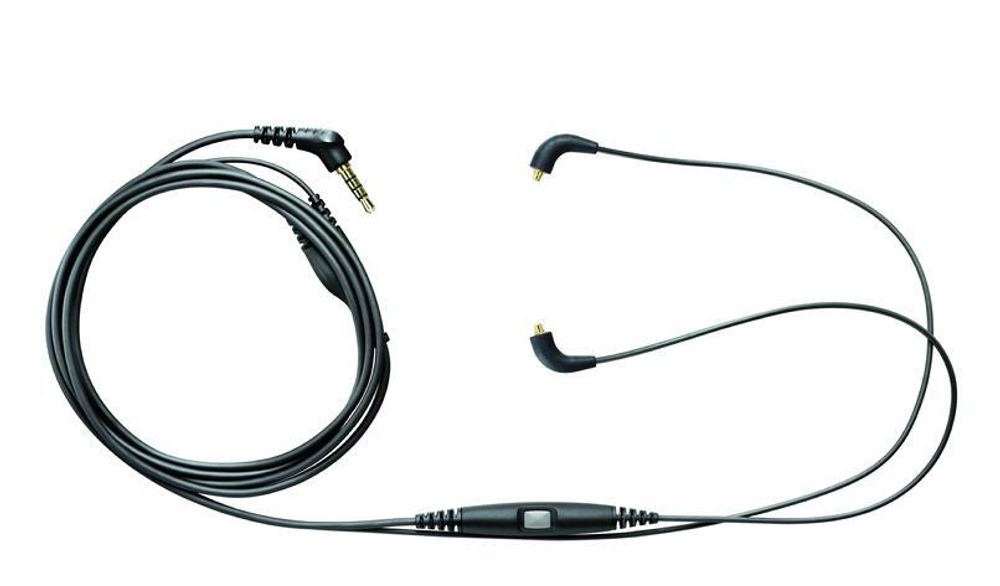 SHURE EAC64BKS отсоединяемый кабель для наушников SE846, черный, посеребренные MMCX коннекторы