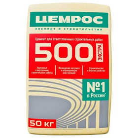 Портландцемент Цемрос M500 ЦЕМ II А-Ш 42.5 Н 50 кг