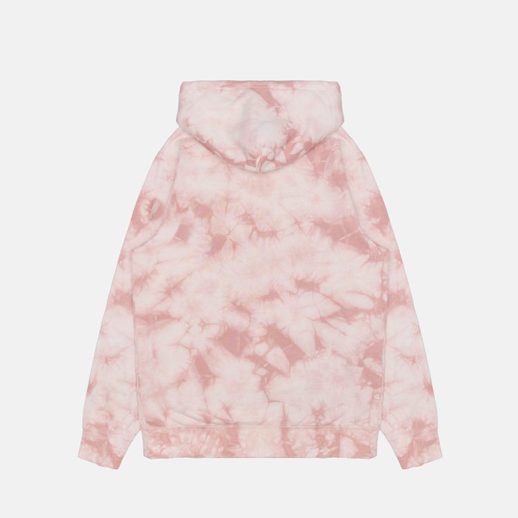 Толстовка мужская HUF Broadcast Tie-Dye артикул:PF00386_CORAL - купить в магазине Дайс