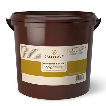 Какао-МАСЛО Callebaut в форме каллет, 3кг