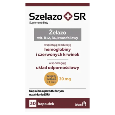 Железо+SR - 30 капсул с пролонгированным высвобождением