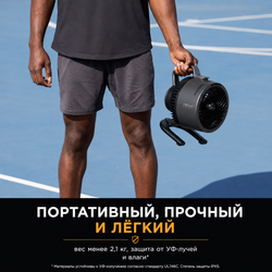 Вентилятор универсальный Shark FA050EU серый