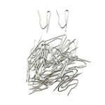 Крючок шторный h-35мм металл, никель 100 шт