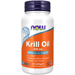 Now Foods Krill Oil 500 mg 60 softgels, Масло криля