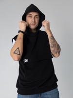 Жилет трикотажный черный Город Горький