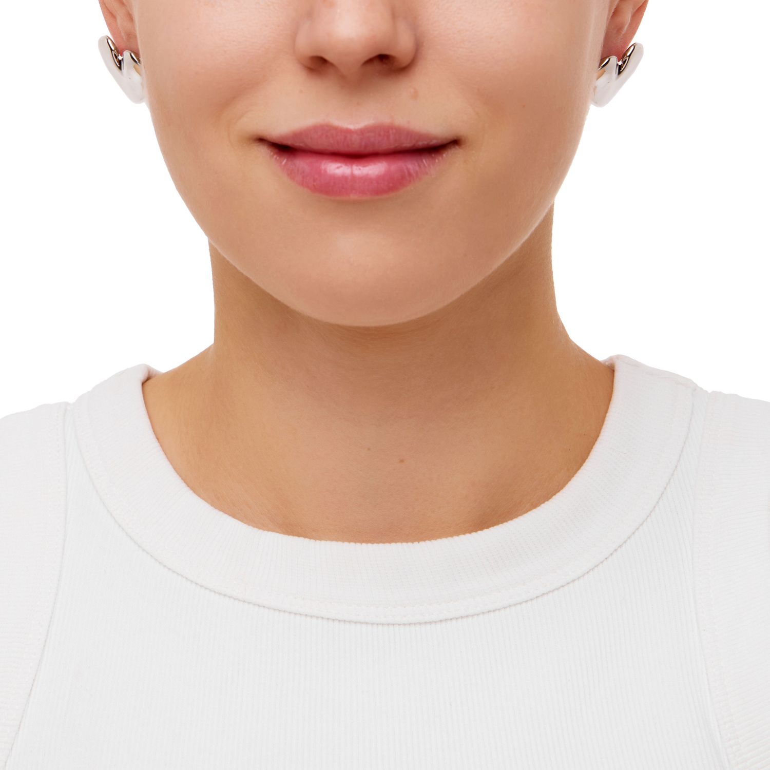 Серьги Basic Heart Earrings – Silver