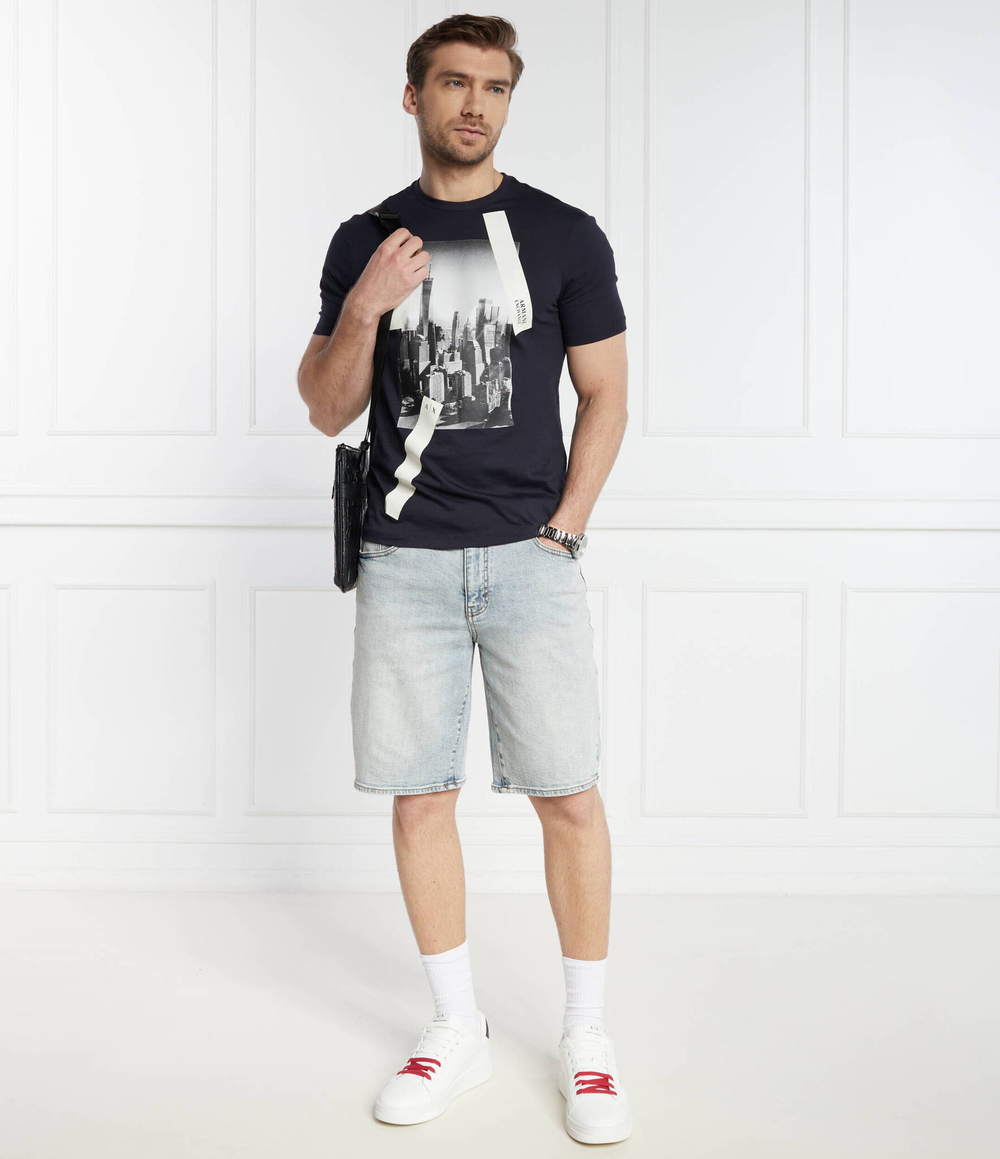 Футболка Armani Exchange - темно-синий(3DZTHR ZJBYZ)