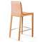 Полубарный стул Barrie 65 см оранжевая кожа