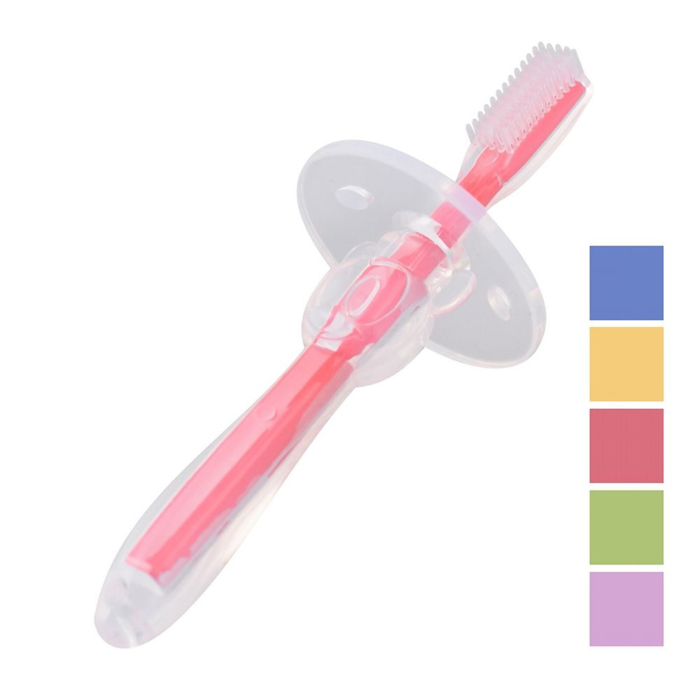 7483242 Детская силиконовая зубная щетка для первых зубов