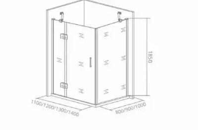 Душевой уголок Bas Saturn WTW 140*80*185 L