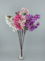 Ветка Бугенвиллея 3D фуксия