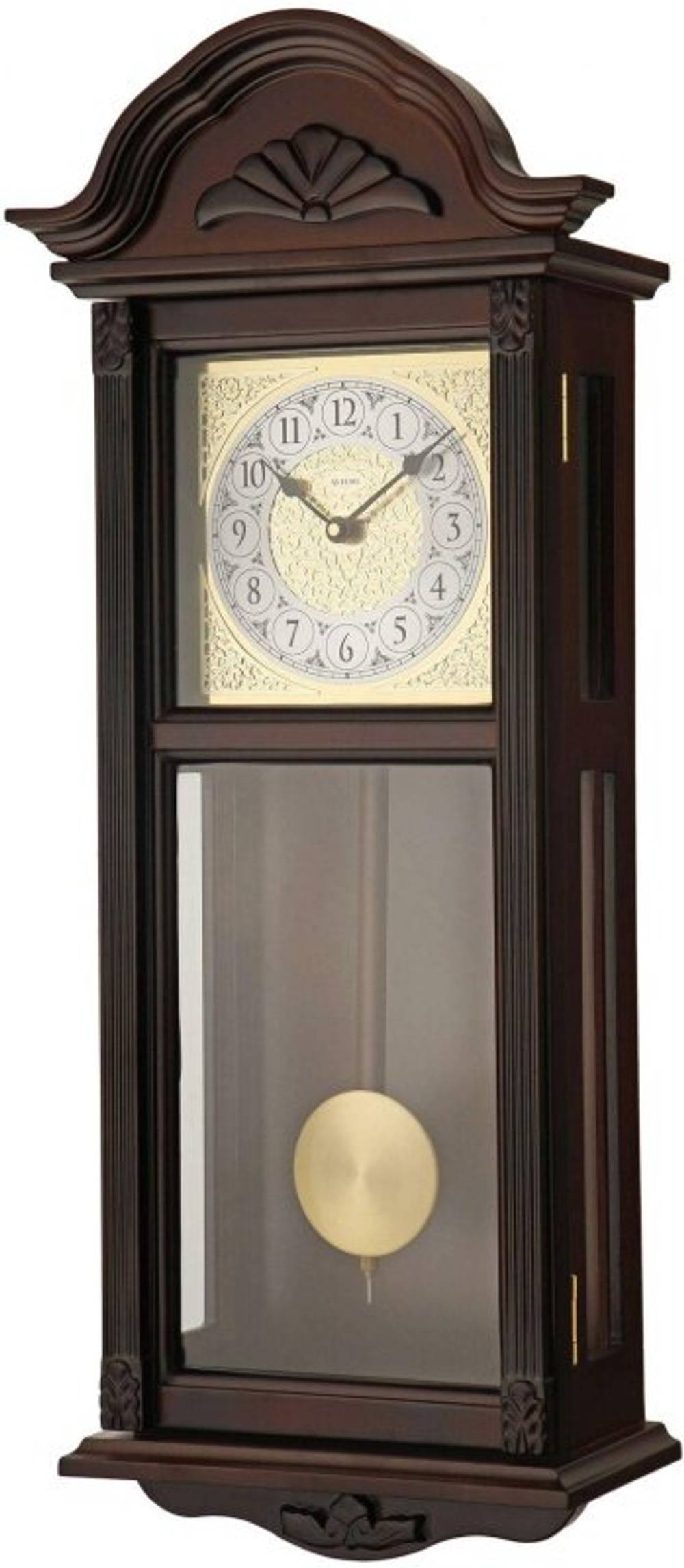 Настенные деревянные часы с боем  и мелодией Aviere 02006N