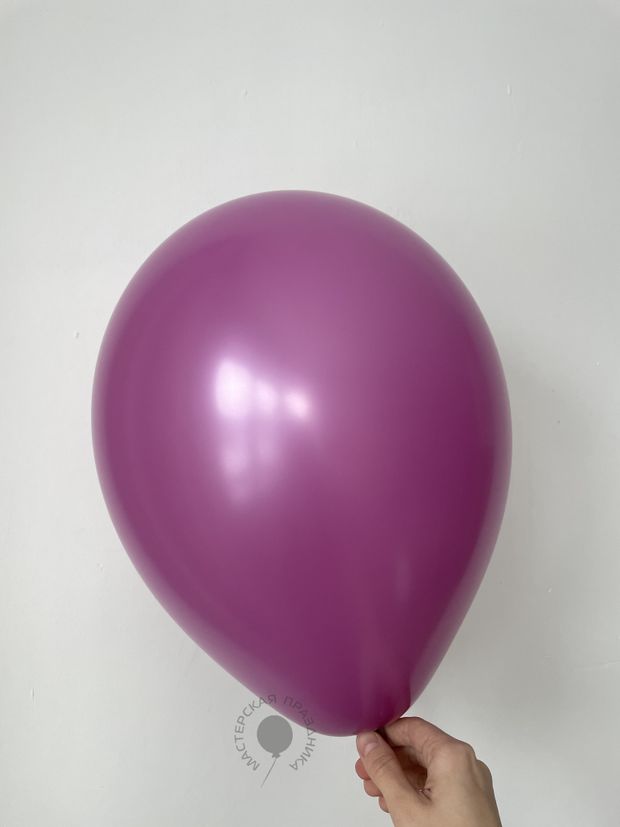 S Шар пастель 12" / 30 см Пурпурная орхидея (056) (БГ-17)