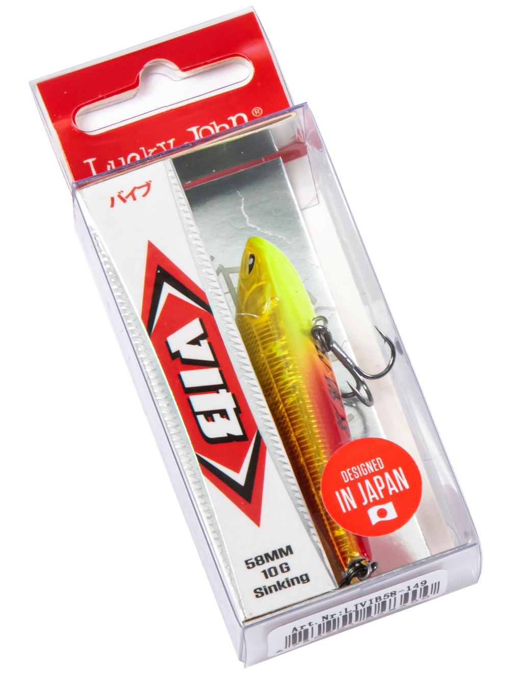 Воблер тонущий вертикальный LJ Pro Series VIB S 58.00/149