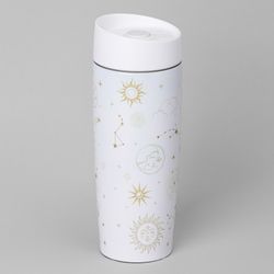 ТЕРМОКРУЖКА AGNESS "SUPERNOVA WHITE" 360МЛ, КОЛБА НЕРЖ.СТАЛЬ 18/10