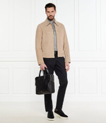 Кожаная куртка H-Malbano5 BOSS BLACK - бежевый(50528014)