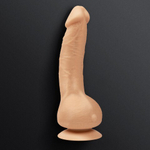 Реалистичный вибратор Gvibe Greal из Bioskin, телесный, 22 × 3,7 см