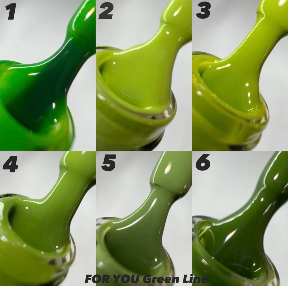 FOR YOU Гель лак набор Green Line из 12 шт